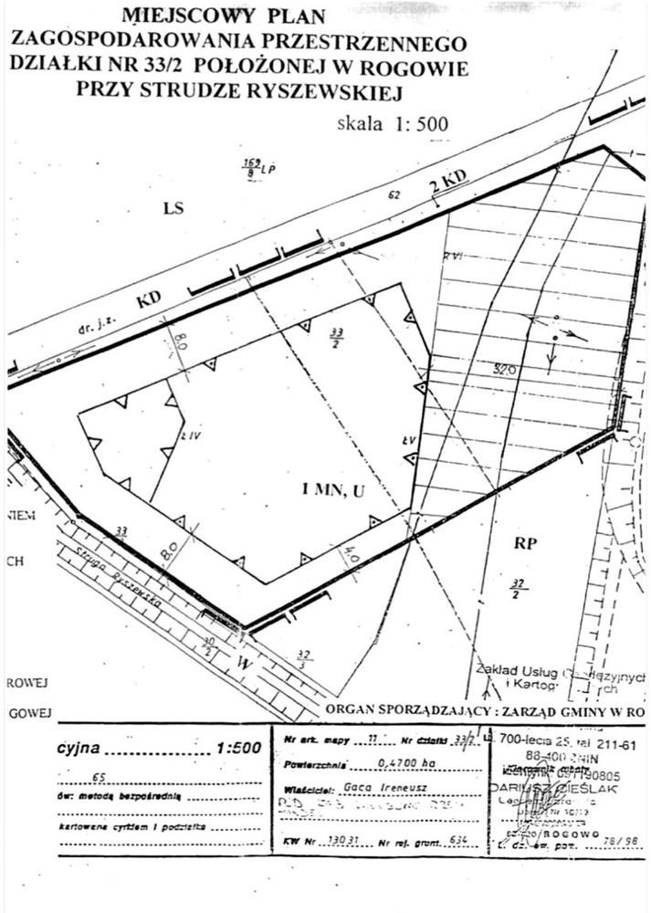 Działka inwestycyjno - budowlana 4700m2