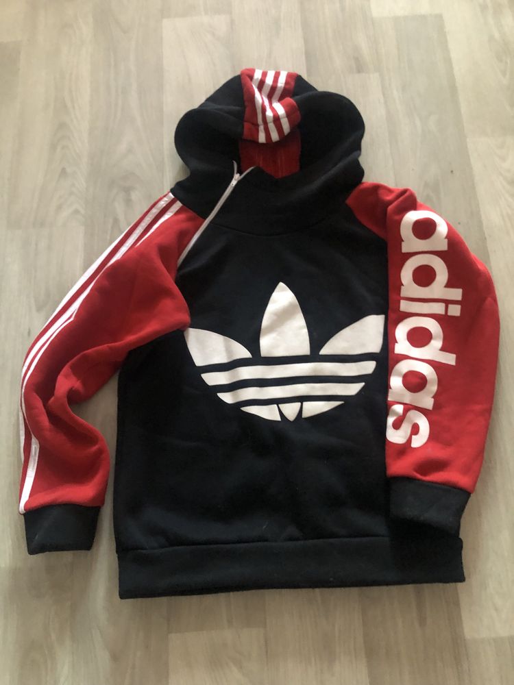 Теплая кофта adidas свитшот