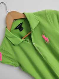 Ralph Lauren polo t-shirt koszulka krótki rękaw sportowa logowana S/M