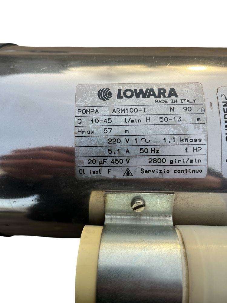 Pompa do Paliwa, Oleju, Lowara, 2700l/h 1.1kW, 2800obr/min, Nowa