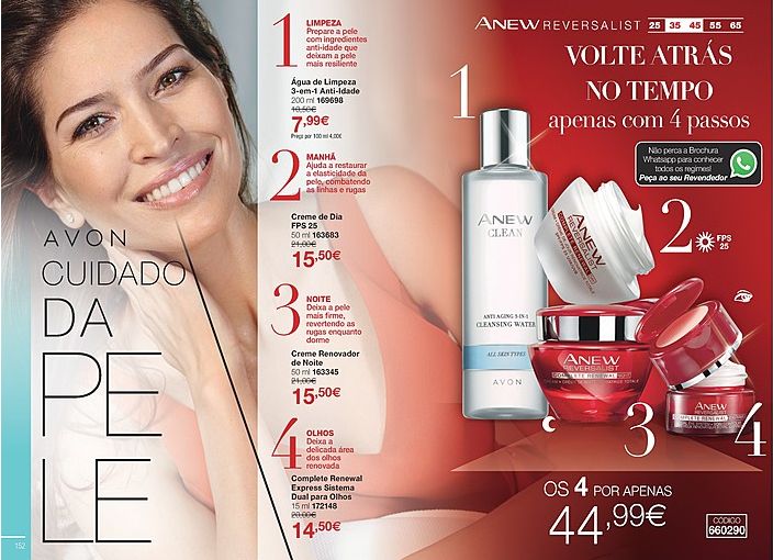 Conjunto Anew Reversalist Avon 34-45 anos