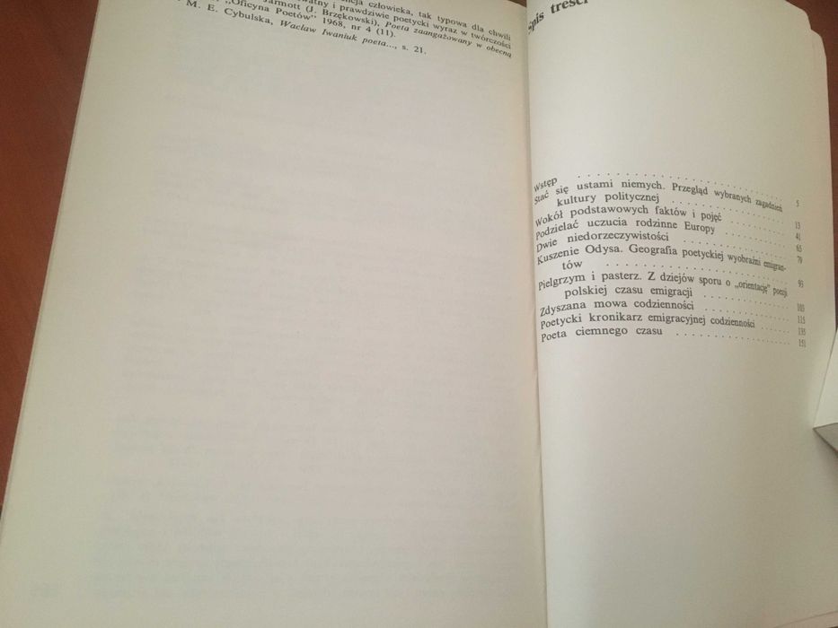 „Literatura złej chwili dziejowej. Szkice o drugiej emigracji” Kryszak