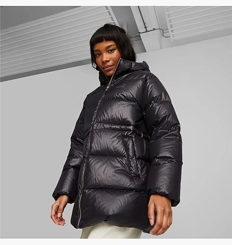 куртка Puma women’s style hooded down jacket 675368/01 пальто пуховик