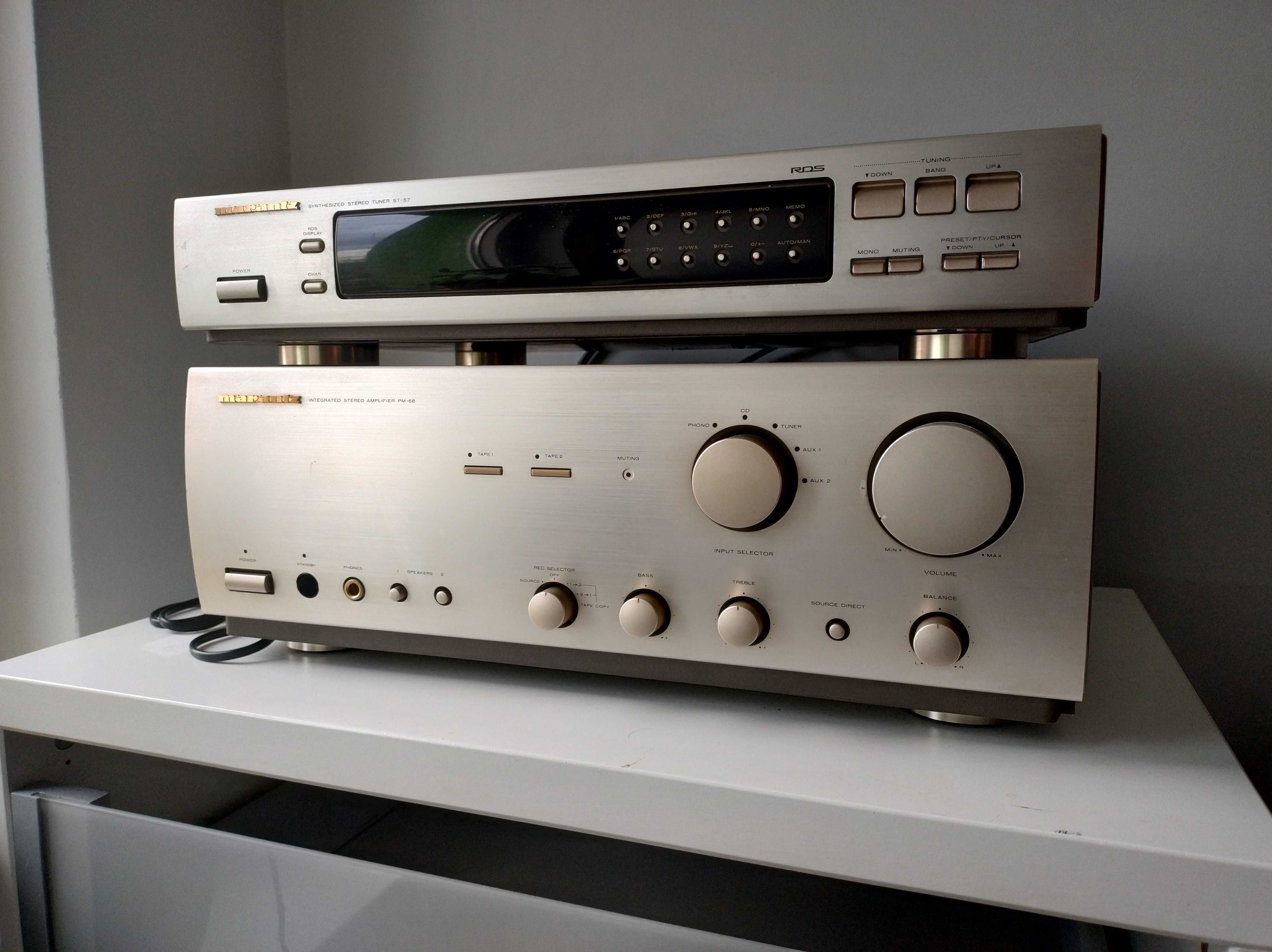 Wzmacniacz Marantz PM-68 + tuner Marantz ST-57