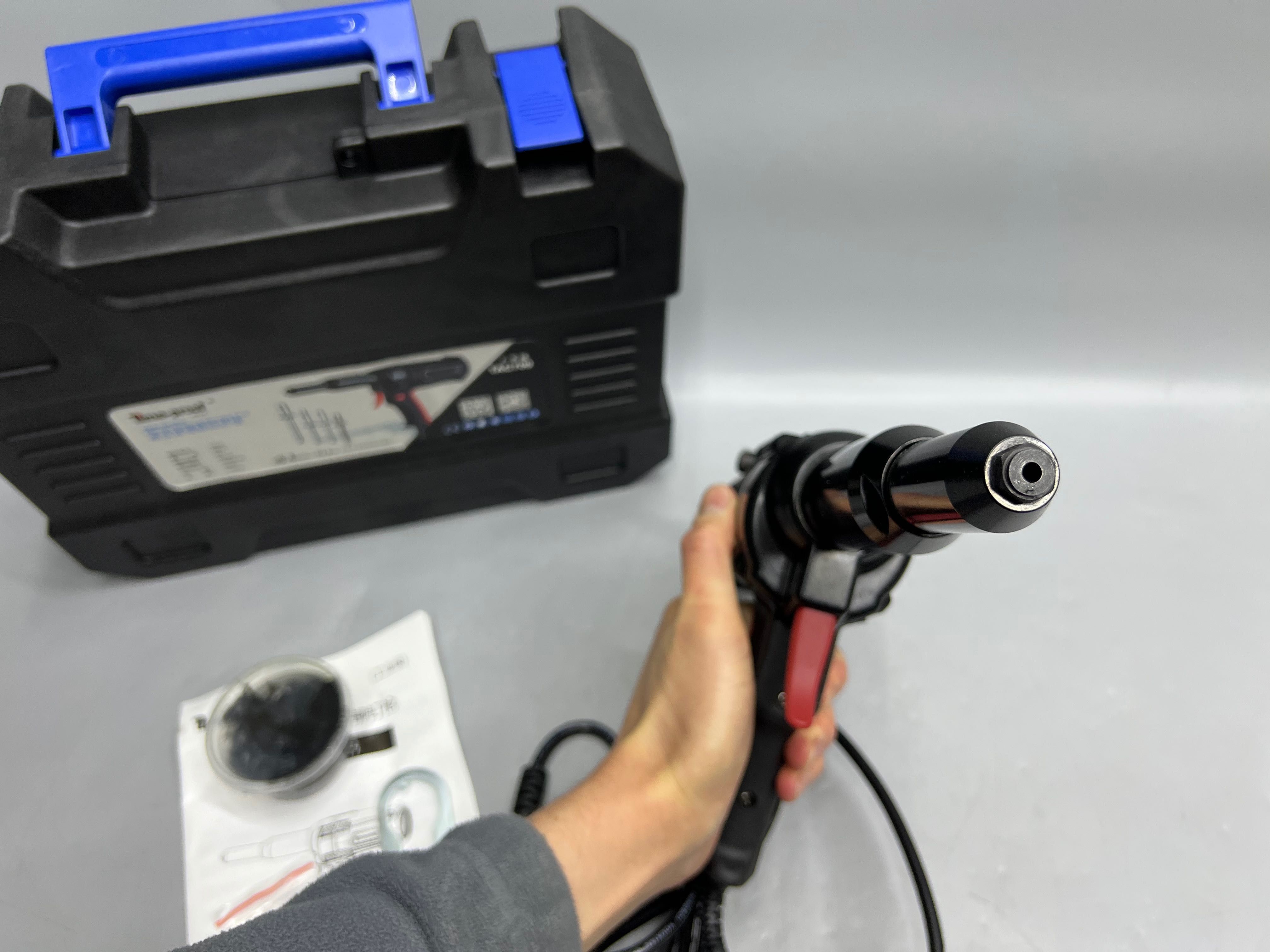 Электрозаклепочник TIME-PROOF TAC700A + ремкомплект От 3.2 - 6.4 мм