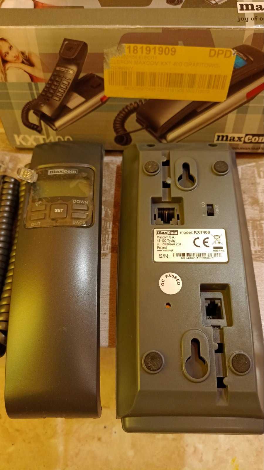 Telefon stacjonarny MaxCom KXT400