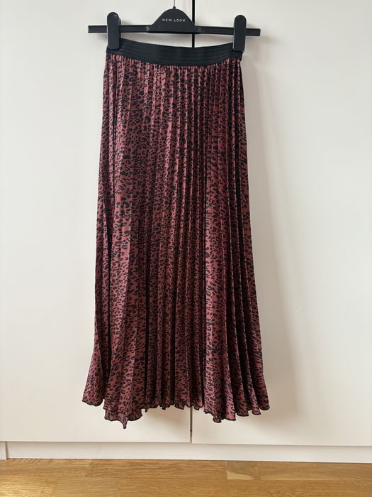 Plisowana spódnica midi – ZARA, rozmiar S