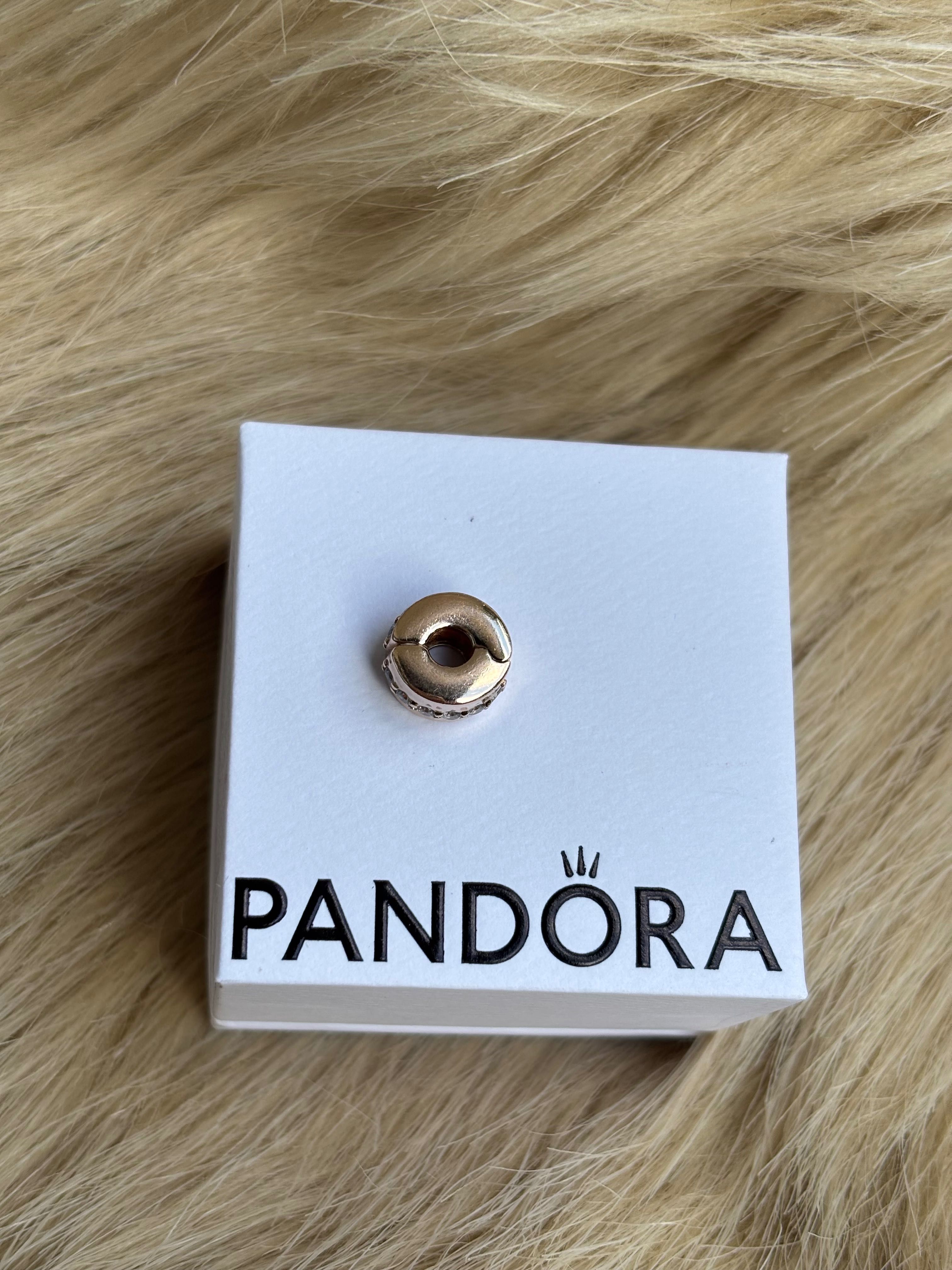 Separator Pandora oryginalny, Lśniące pasmo, różowe zloto