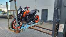 Paleta stelaz stojak do transportu motocykla