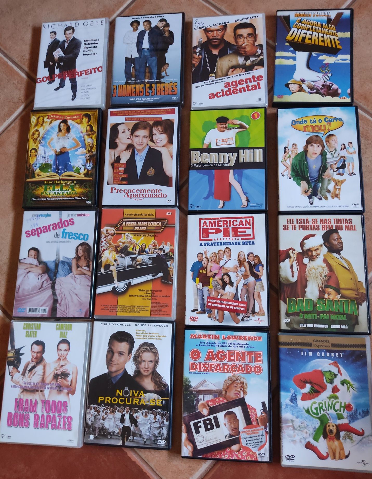 Diversos filmes em DVD