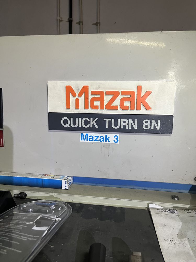 Uszkodzona.    Tokarka CNC Mazak qt 8