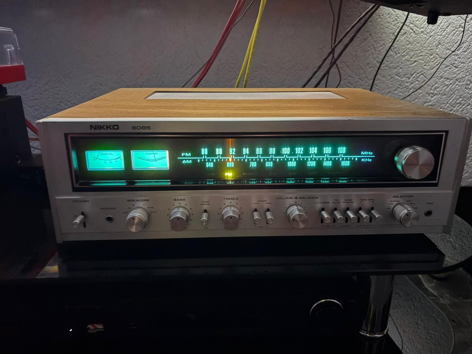 Nikko 8085 amplituner po serwisie [sansui,marantz,pioneer,kenwood,sony