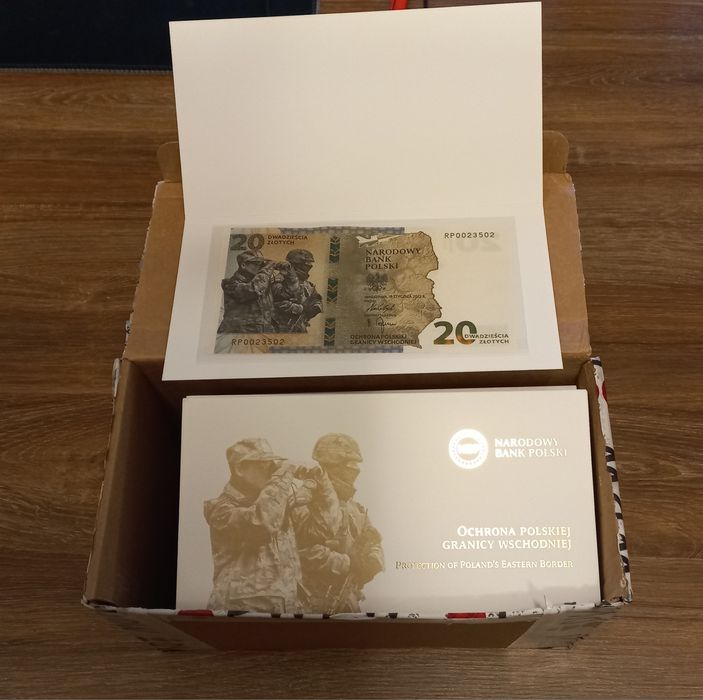 20 zł Ochrona polskiej granicy wschodniej  Karton  100 sztuk