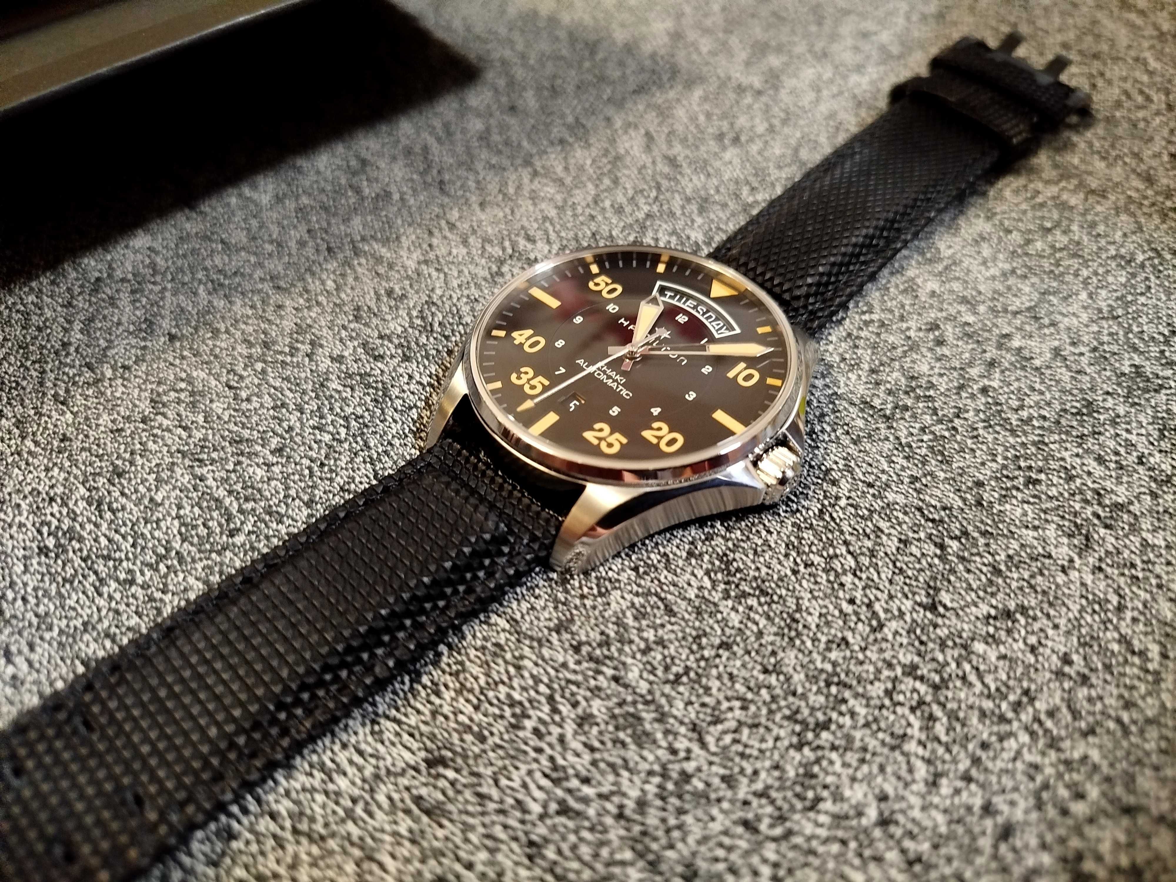 б.в. Aviation Hamilton Khaki H64645531 Swiss made механіка годинник