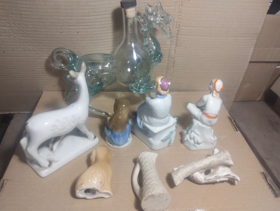 Статуэтки ссср, бронза,фарфор, и с дефектами