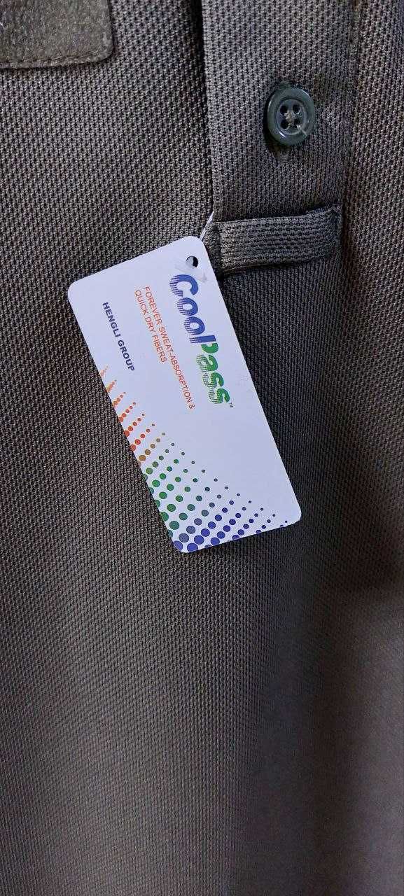 Футболка поло олива, тканина CoolPass. Новий товар.