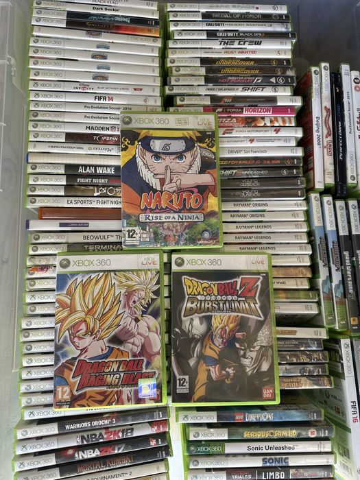 Sprzedam zamienie Dragon ball Naruto Xbox 360 one