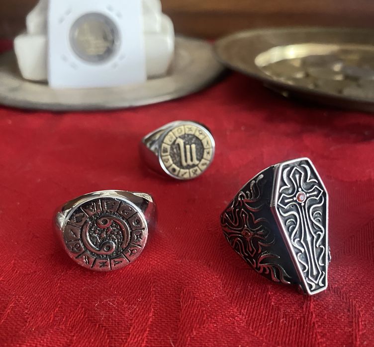 Aneis originais em aço inox