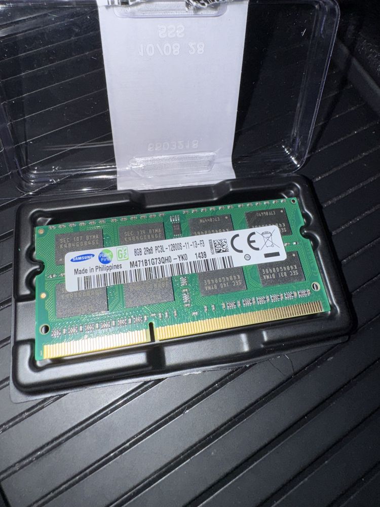 Оперативна памʼять DDR3 8 GB 1600 МГц 1.35v Samsung