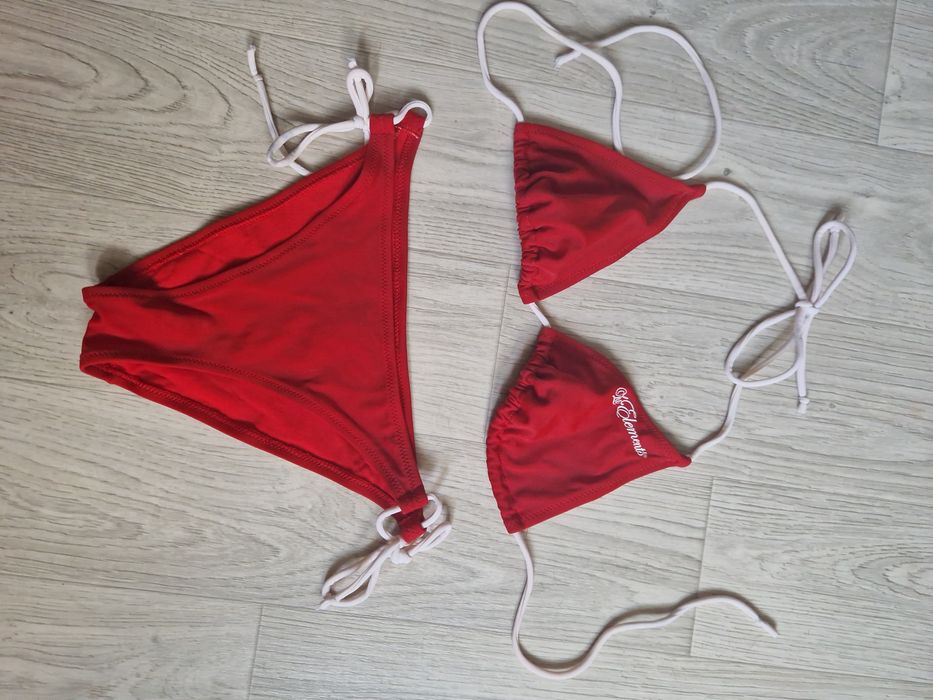 Купальник красный женский р. S-M