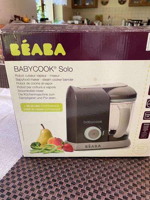 Beaba babycook Solo  robot kuchenny szary 400W dla małych dzieci