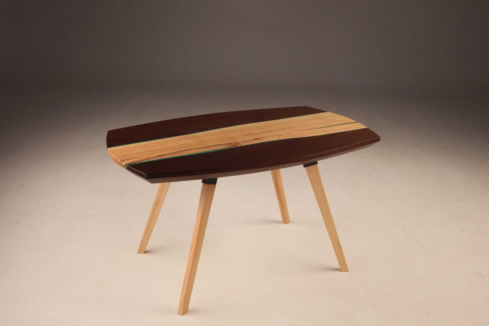 Журнальні столи з ясеня та епоксидної смоли