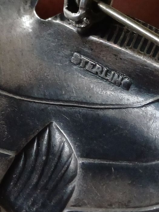 Srebrna broszka Sterling kolekcjonerska srebro