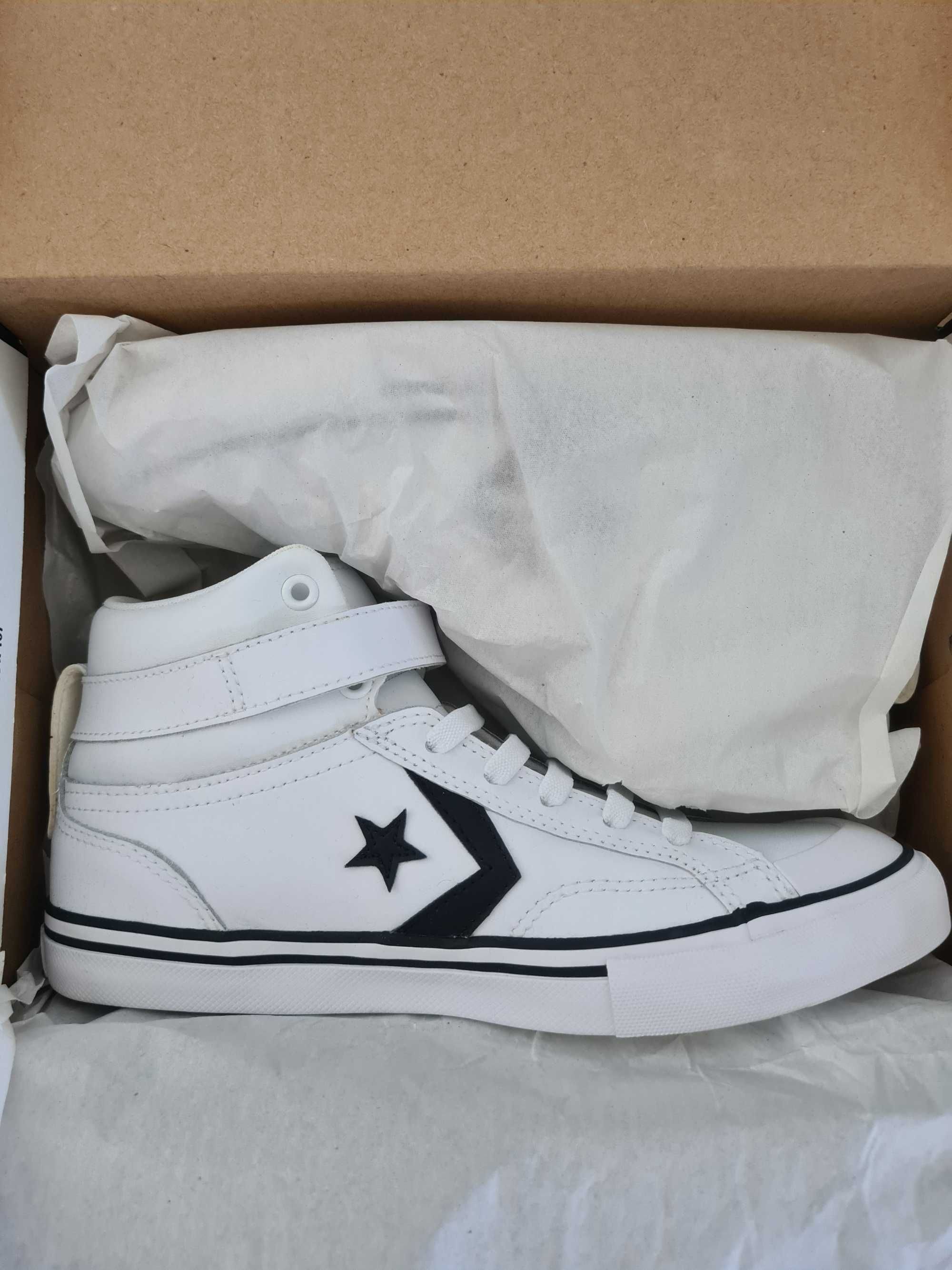 CONVERSE białe trampki dziecięce