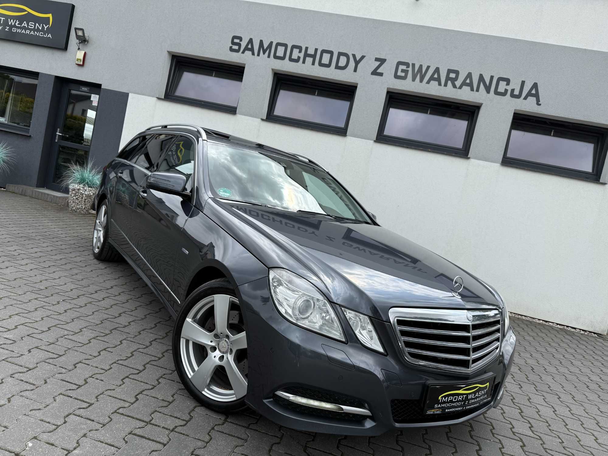 Mercedes E350 CDI 4MATIC 265KM Gwarancja  Serwis ASO Stan Idealny!