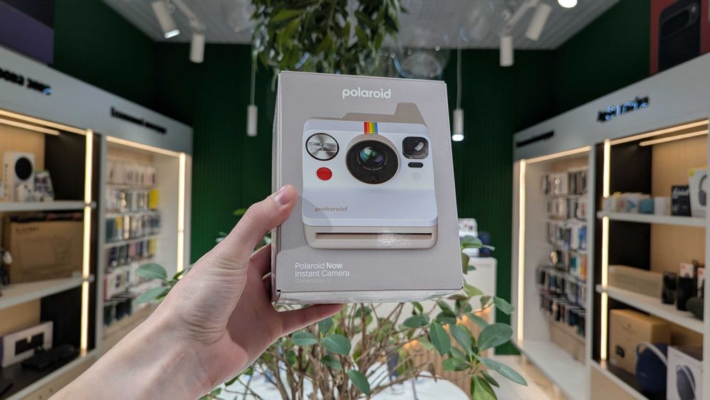 NEW Polaroid Now Gen 3 Pebble White Гарантiя