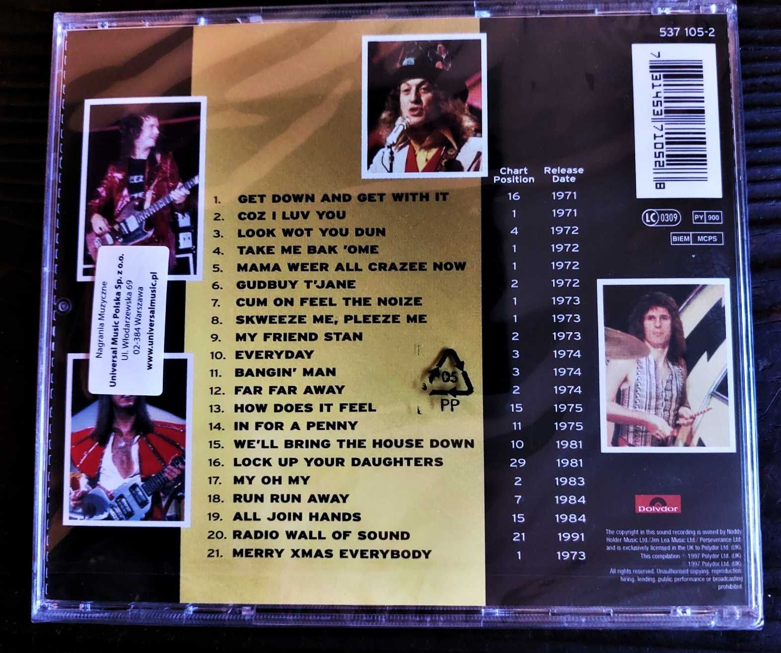Rewelacyjny Kultowy Super Album CD Kultowej grupy SLADE