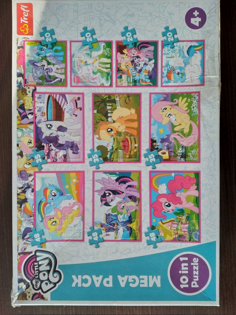 Puzzle 10w1 kucyku Little pony