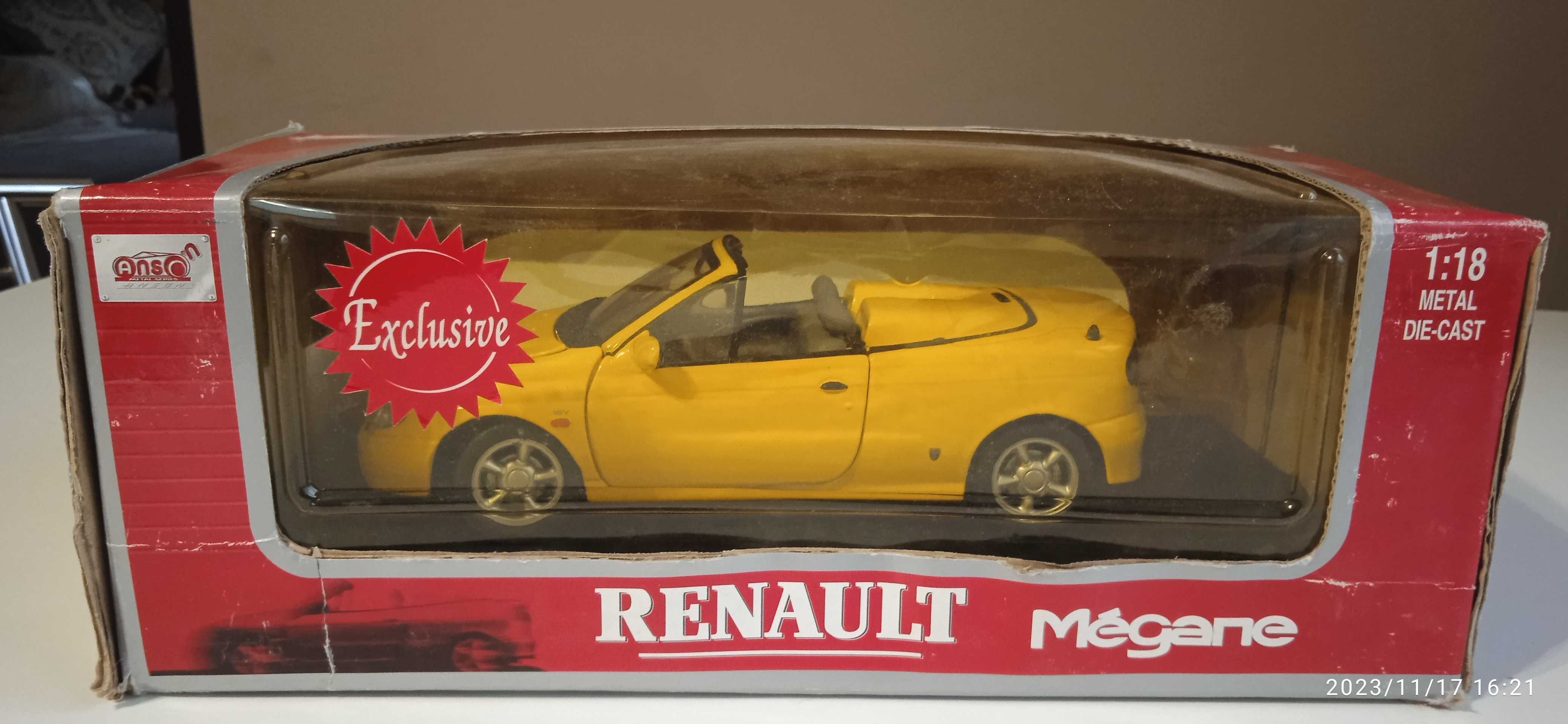 модель 1.18  RENAULT MEGANE SPIDER 1999