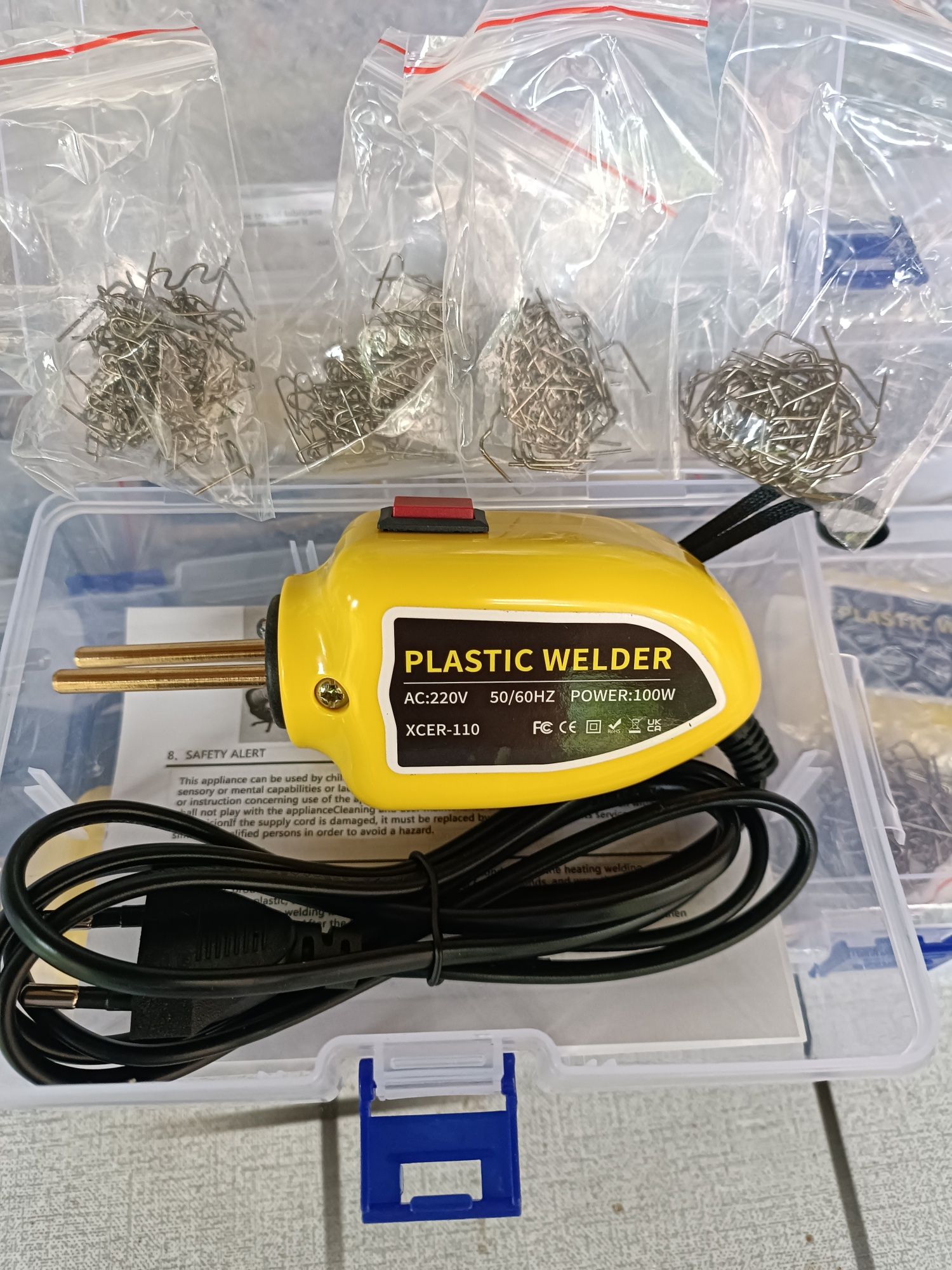 Гарячий степлер 100W (паяльник)+ СКОБИ