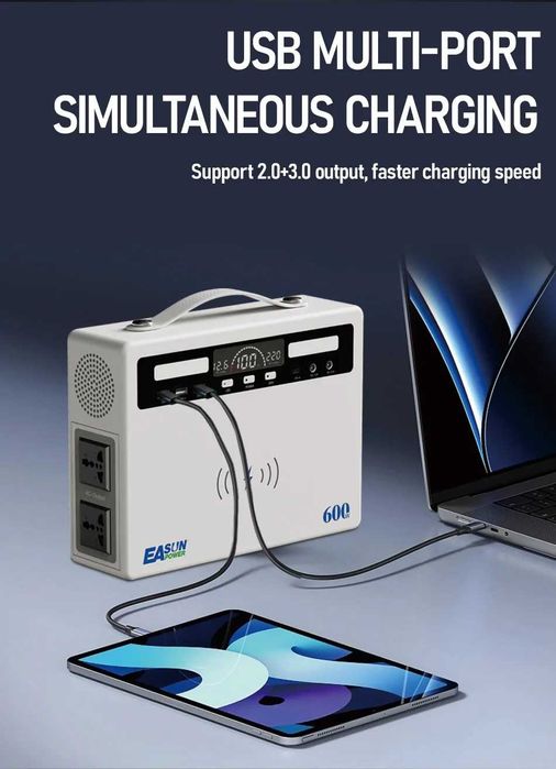Портативна зарядна станція easun zl-600w
