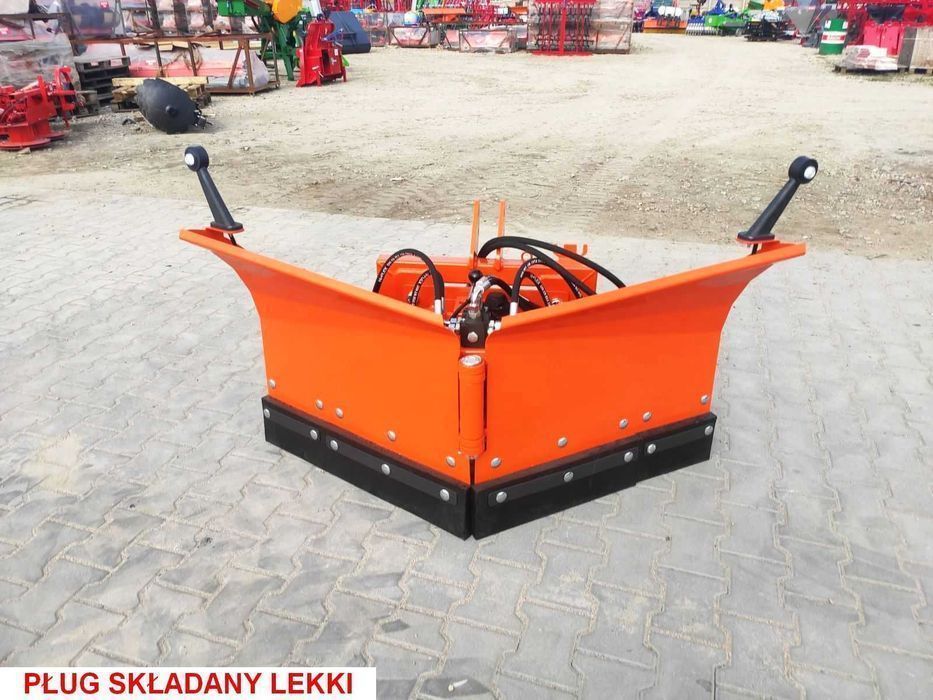 Pług śnieżny do śniegu składany strzałka euroramka TUZ Tur ładowacz