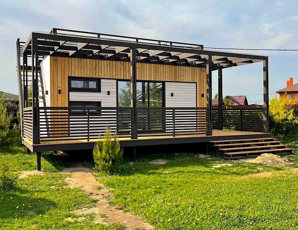 Будинок каркасний 50 м2 з терасою