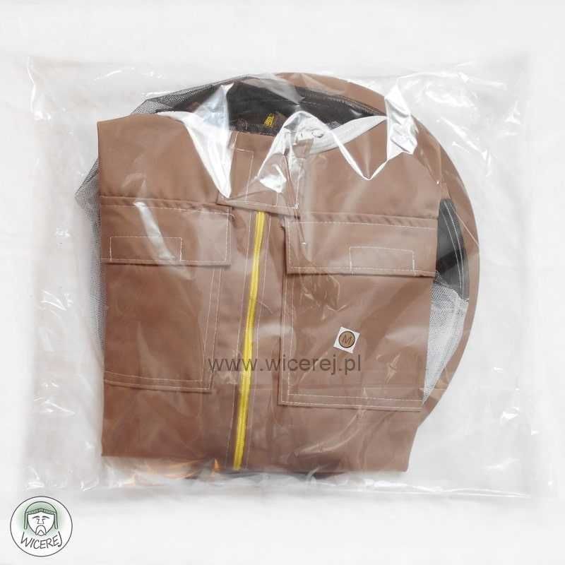 Bluza Pszczelarska Premium rozpinana z Kapeluszem rozmiar L
