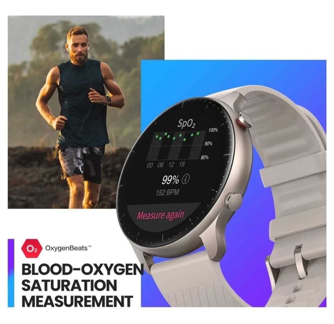 NOWY zegarek sportowy Amazfit GTR 2 Lightning Grey Nowa wersja +Gratis