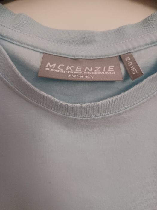 Jasno niebieski T-shirt chłopięcy na 12-13 lat