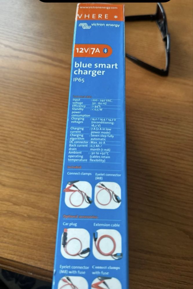 Ładowarka Victron Blue Smart 12V 7A IP65 Bluetooth BS12/7