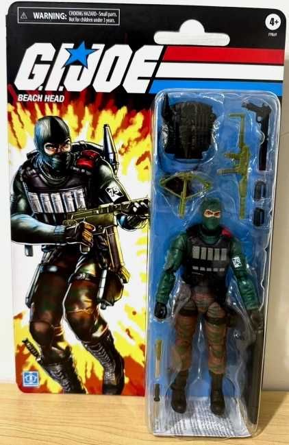 GI Joe GIJOE Classified  Beach Head (Retro) (NOVO SELADO)