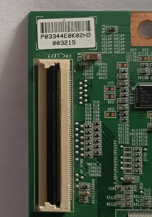 Logika tcon S120APM4C4LVO.4 tv Samsung