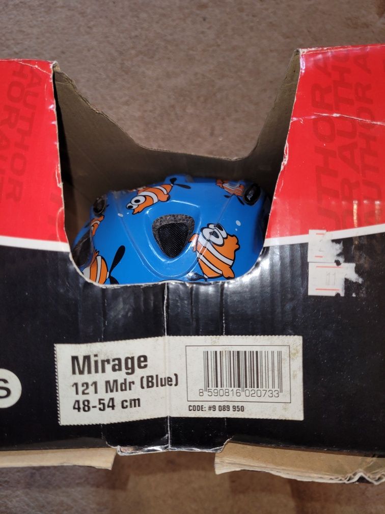 Шлем детский Mirage синий,  размер 48-54 см