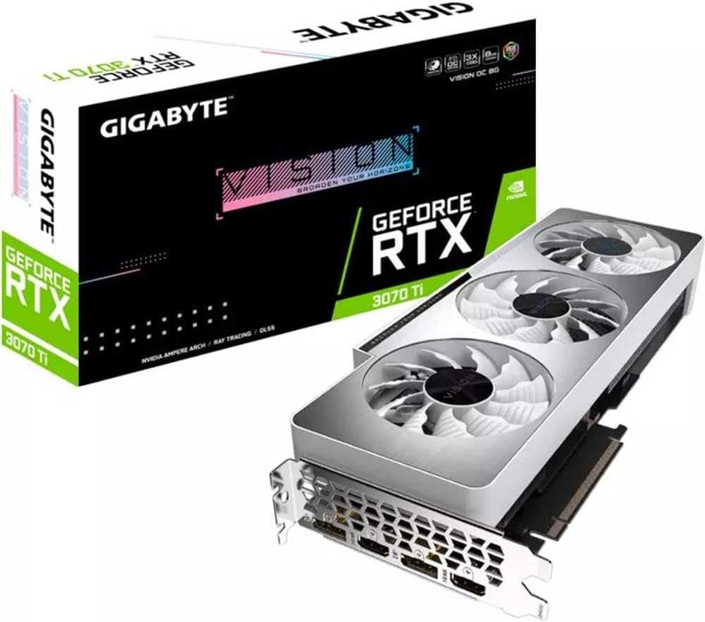 Gigabyte Karta graficzna GeForce RTX 3070 Ti VISION OC 8 GB NOWY
