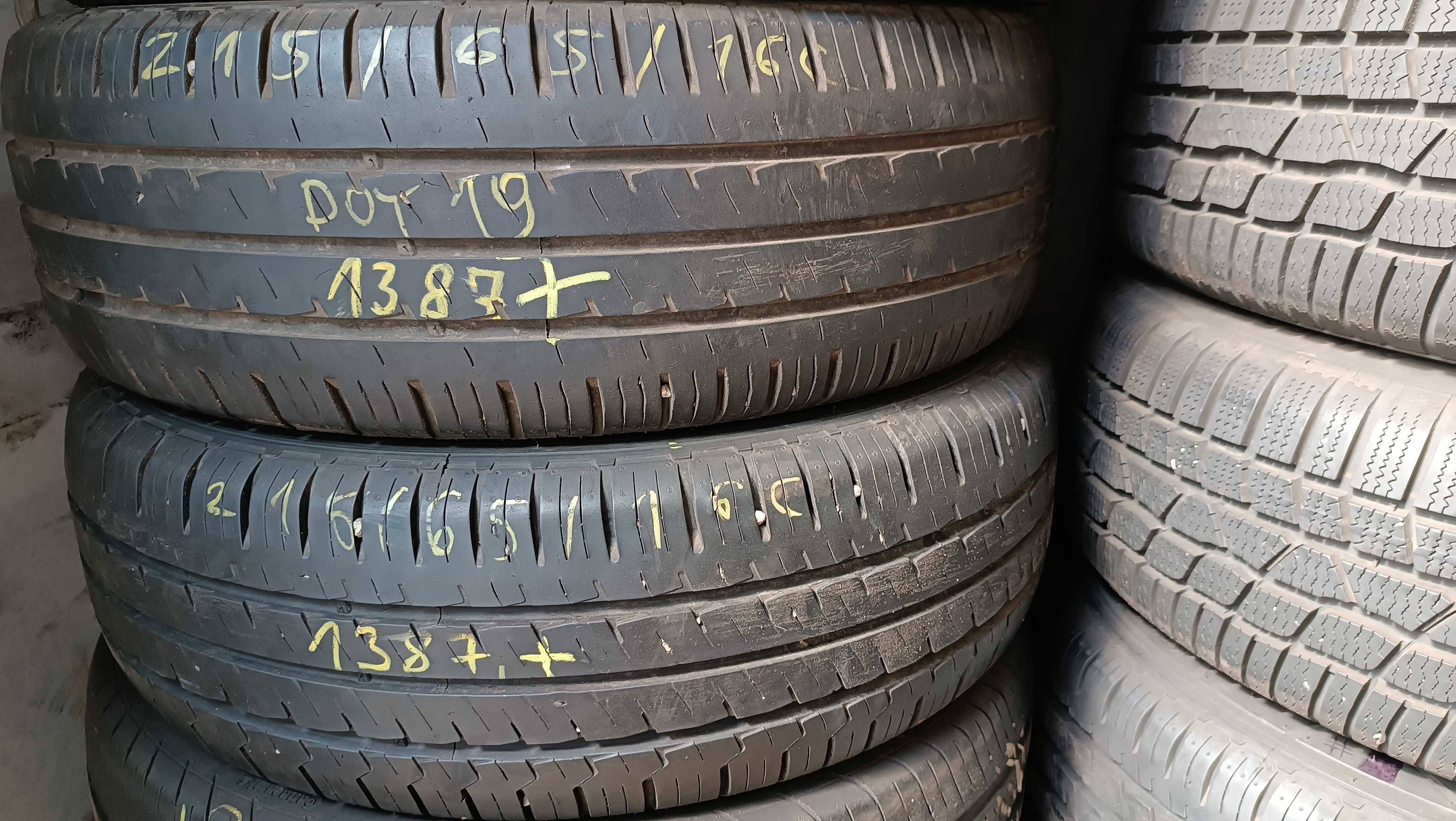 4x 215/65 R16C 109/107T Hankook Vantra LT / 1387