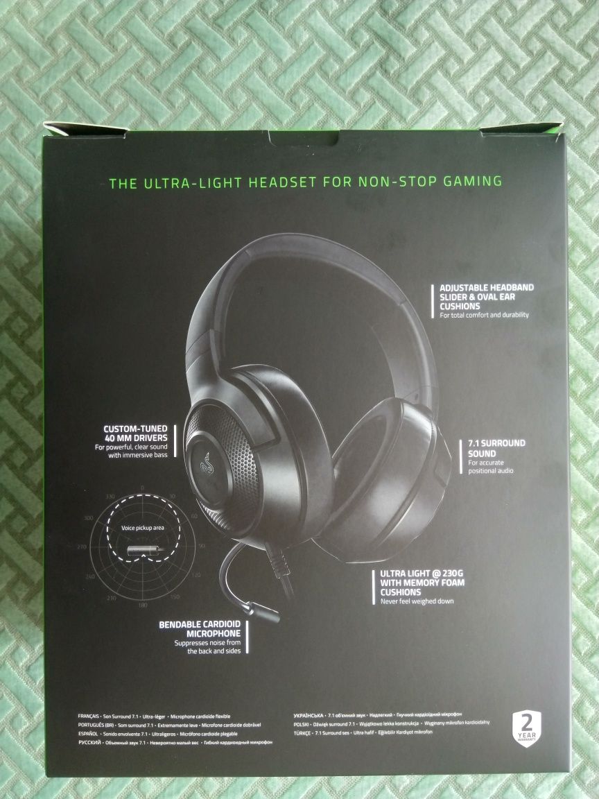 Навушники Razer Kraken X Lite