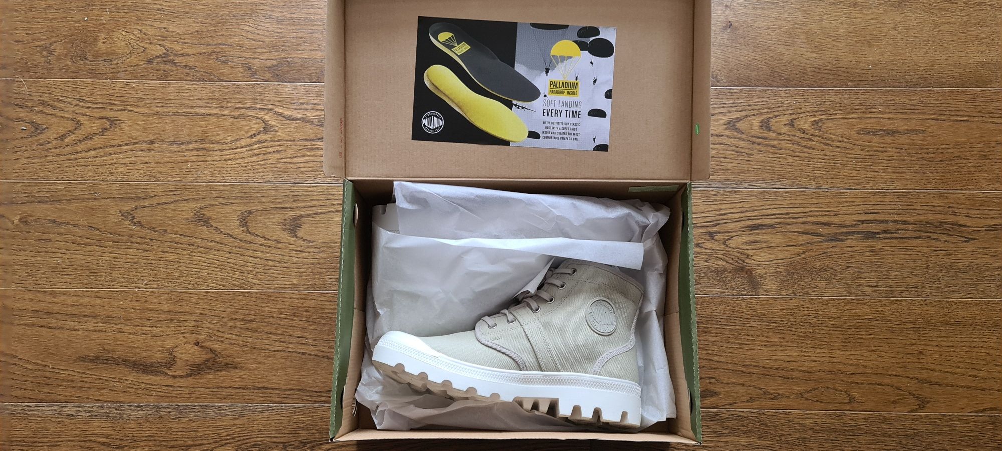 Trampki Palladium Pallabrousse size 43 beżowe