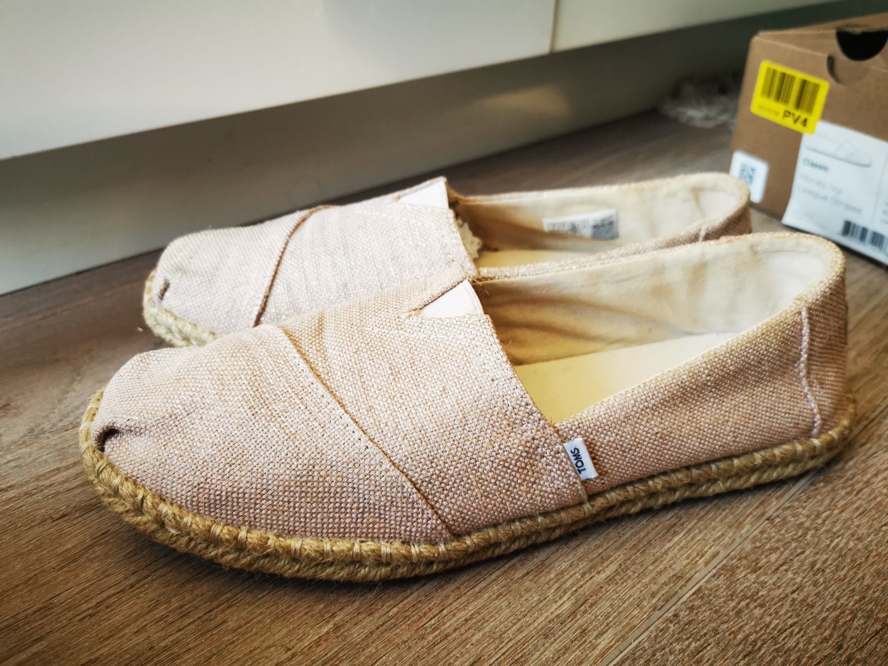 Buty espadryle Toms r. 40 super stan różowe