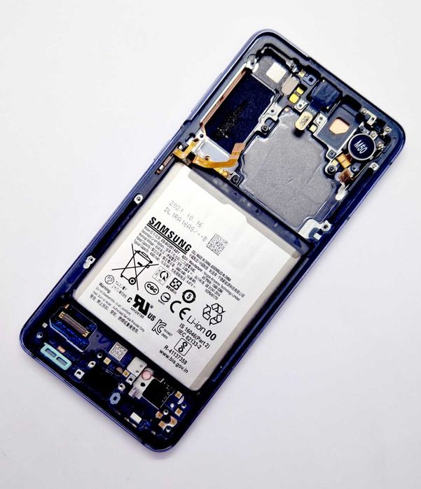 LCD GH82-.24716A Samsung Galaxy S21 Szary z Ramką i Baterią Oryginał